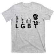 Donald Trump LGBT Liberty Guns Beer Trump T-Shirt