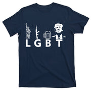 Donald Trump LGBT Liberty Guns Beer Trump T-Shirt