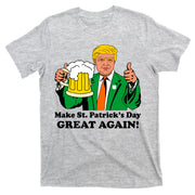 Donald Trump Make St. Patrick's Day Great Again Beer Drinking T-Shirt