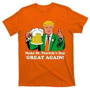 Donald Trump Make St. Patrick's Day Great Again Beer Drinking T-Shirt
