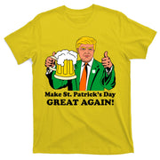 Donald Trump Make St. Patrick's Day Great Again Beer Drinking T-Shirt