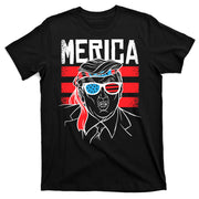 Donald Trump Merica USA Flag America T-Shirt