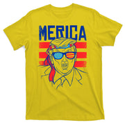 Donald Trump Merica USA Flag America T-Shirt