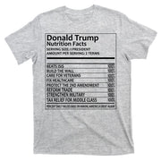 Donald Trump Nutrition Facts T-Shirt