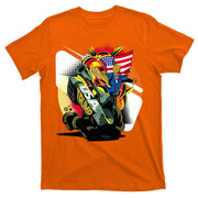 Donald Trump Riding Army Tank T-Shirt