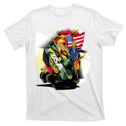 Donald Trump Riding Army Tank T-Shirt