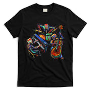 Dancing Skeleton Music Band T-Shirt