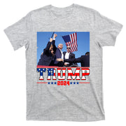 Donald Trump 2024 Survived Shot At Election Rally Usa T-Shirt