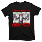Donald Trump 47th President Of The United States Coming Home For Christmas T-Shirt