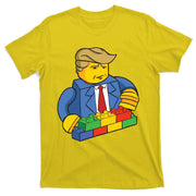 Donald Trump Building Wall Funny Toy T-Shirt