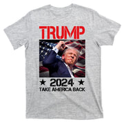 Donald Trump Fist Pump Take America Back 2024 Usa T-Shirt