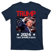 Donald Trump Fist Pump Take America Back 2024 Usa T-Shirt