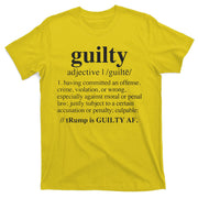 Donald Trump Guilty Definition Felony T-Shirt
