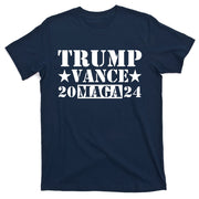 Donald Trump Jd Vance 2024 Maga Army Stamp T-Shirt