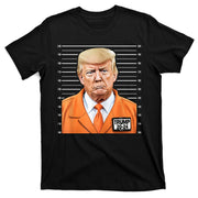 Donald Trump Mug Shot 2024 Orange Jail Suit T-Shirt