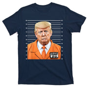 Donald Trump Mug Shot 2024 Orange Jail Suit T-Shirt