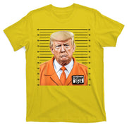 Donald Trump Mug Shot 2024 Orange Jail Suit T-Shirt