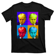Donald Trump Mug Shot Colorful Pop Art T-Shirt