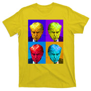 Donald Trump Mug Shot Colorful Pop Art T-Shirt