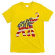 Donald Trump Vintage Republican Elephant USA Flag T-Shirt