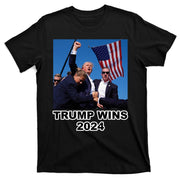Donald Trump Wins 2024 Election Gun Shot Fired At Rally T-Shirt