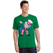 Dabbing Uncle Sam 4th Of July Funny Dab Dance T-Shirt