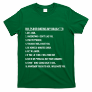 Rules For Dating My Daughter Funny Dad Daughter T-Shirt