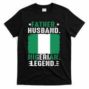 Father Husband Nigeria Father's Day Proud Dad Family Lover  T-Shirt