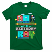 Dad Of The Birthday Boy Video Game Pixel T-Shirt