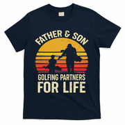Golf Golfing Father Son Matching Dad T-Shirt