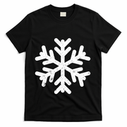 White Snowflake Cool Winter Sports Xmas Gift Meaningful Gift T-Shirt