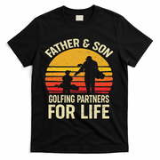 Golf Golfing Father Son Matching Dad T-Shirt