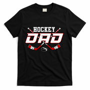Papa FatherS Day Vintage Hockey Dad Gift T-Shirt