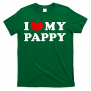 I Love My Pappy I Heart My Pappy T-Shirt