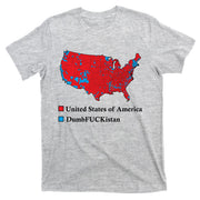 Electoral Map 2024 Donald Trump United States Of America Dumbfuckistan T-Shirt