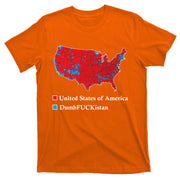 Electoral Map 2024 Donald Trump United States Of America Dumbfuckistan T-Shirt