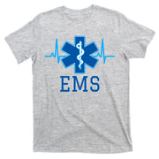 EMS Emergency Medical Services Pulse Logo T-Shirt
