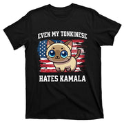 Even My Tonkinese Cat Hates Kamala Election Republican T-Shirt