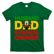 Husband Dad Small Business Owner African American Ceo T-Shirt