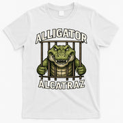 Funny Alligator Alcatraz Jail Prison Gator T-Shirt