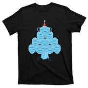 Face Mask Christmas Tree T-Shirt