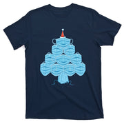 Face Mask Christmas Tree T-Shirt