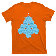 Face Mask Christmas Tree T-Shirt
