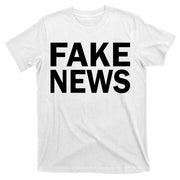 Fake News Bold Text T-Shirt