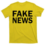 Fake News Bold Text T-Shirt
