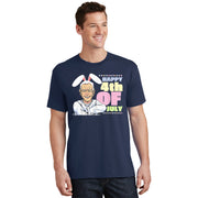 Funny Biden Easter Bunny Confused Happy 4th Of July T-Shirt