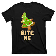 Funny Christmas Cookie Bite Me T-Shirt
