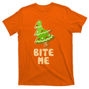 Funny Christmas Cookie Bite Me T-Shirt