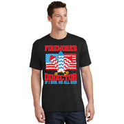 Fireworks Director Funny 4th Of July Patriotic USA America T-Shirt