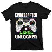 First Day Of Kindergarten Level Unlocked Back To School T-Shirt